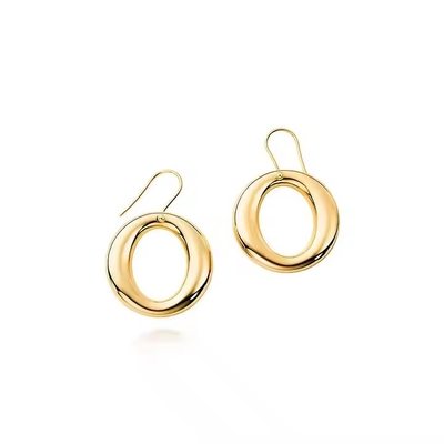 quality 14K 18K 24K Oro Plumeria Full Hoop orecchini Un must-have per la vostra collezione di gioielli factory