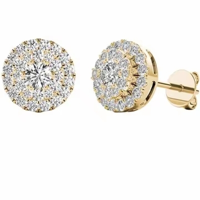 quality 14K 18K 24K Oro Plumeria Full Hoop orecchini Un must-have per la vostra collezione di gioielli factory